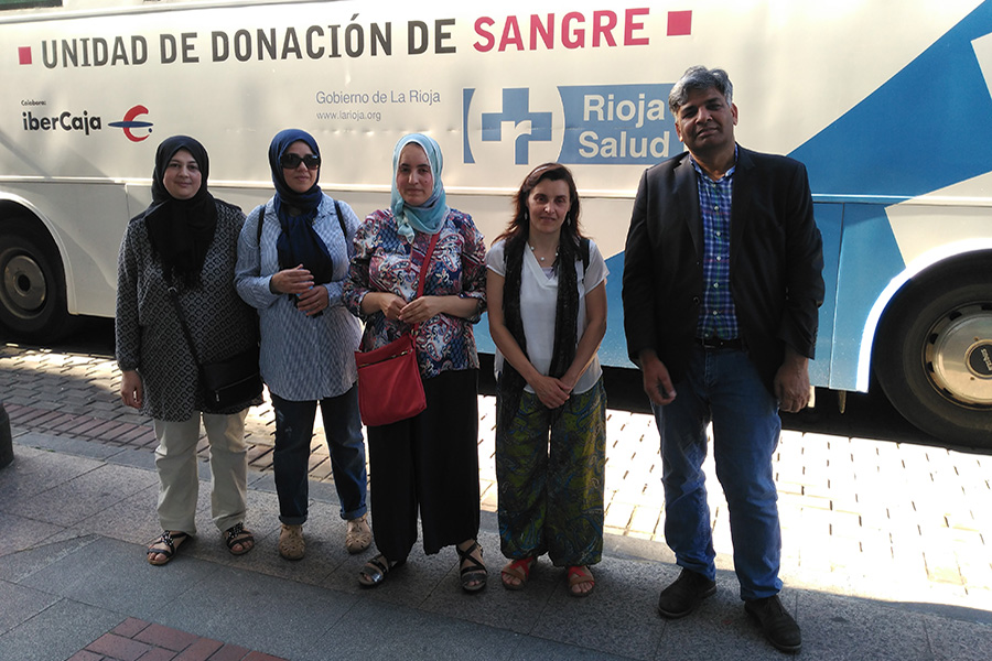 El Banco de Sangre y la Comunidad Musulmana de La Rioja colaboran para mantener el autoabastecimiento de componentes sanguíneos